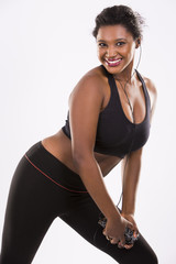 Obraz premium young fitnessl woman