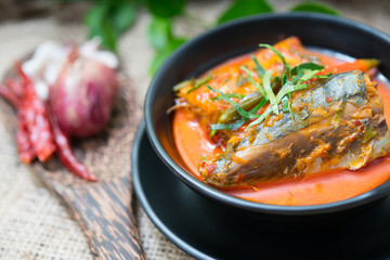 chuchi mackerel Thai food
