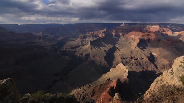 Time Lapse of a sunset in Grand Canyon, Arizona