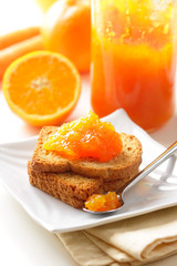 Carrot citrus jam