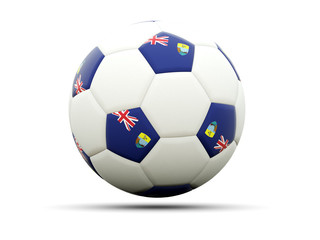 Flag of saint helena on football