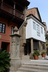 Spanish village - architectural Museum under the open sky, which shows arhitektura crafts Spain.
