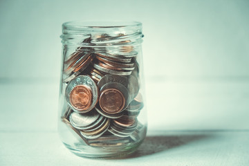 business finance. save money for investment concept money in the