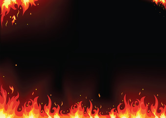 Fire flame background
