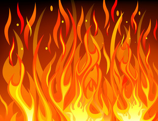 Fire flame background
