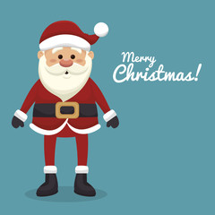 santa claus isolated icon design, vector illustration  graphic 