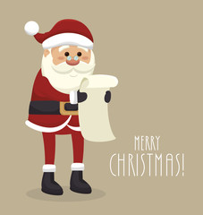 santa claus isolated icon design, vector illustration  graphic 