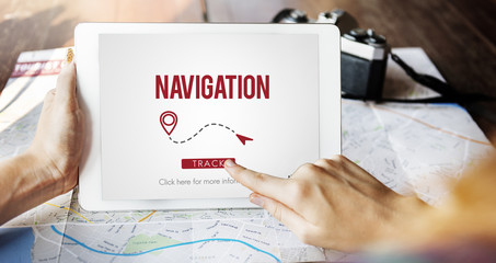 Navigation Gps Pilot Planning Position Route Concept