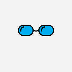 Fototapeta premium glasses icon