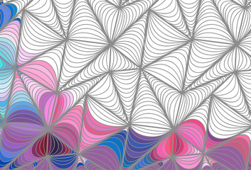 Vector abstract seamless fantasy pattern hand drawn ornaments