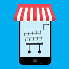 Shop store online mobile