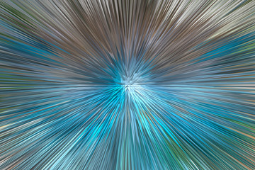 Fototapeta premium Extruded abstract background