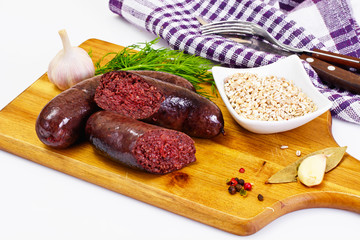Black Pudding Kaszanka with Sauerkraut