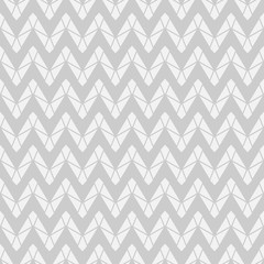Seamless geometry zigzag pattern in monochrome background