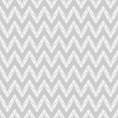Seamless geometry zigzag pattern in monochrome background
