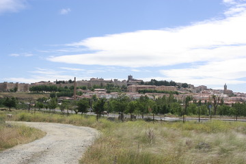 Vista de Avila, Paisajes y Arquitectura