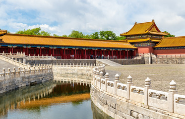 Naklejka premium Inner Golden Water River in the Forbidden City, Beijing