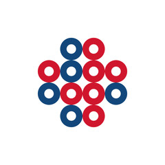 Circle Cell Medical Cross Symbol Icon