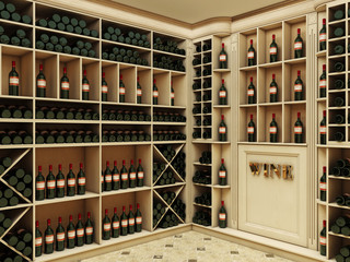 Винотека 3d rendering