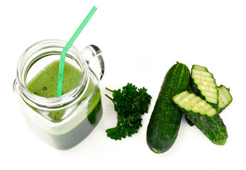 Juice, Smoothie from  Cucumber and Parsley