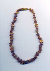 necklace made of amber