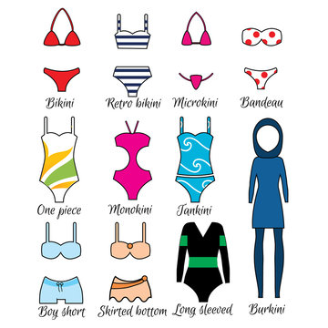Swimsuits models for women