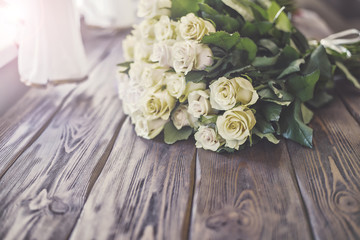 wedding flowers from pink yellow flower.