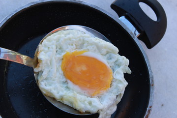 fried eggs