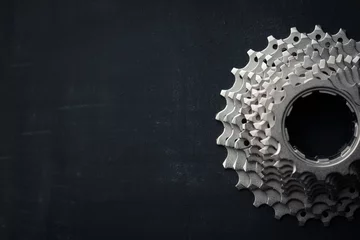 Tableaux ronds sur aluminium Vélo Bicycle part background