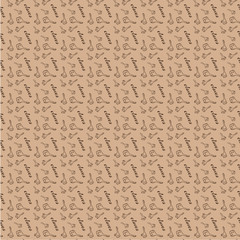 Cloves background on kraft