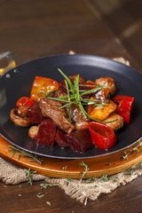 fried vegetables