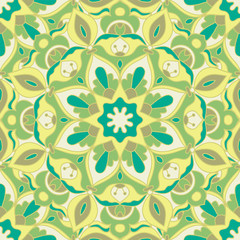 Seamless pattern. Decorative pattern in beautiful colors. Vector background