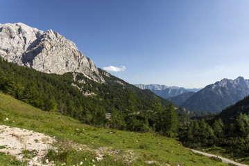 Fototapeta na wymiar Mountain landscape - Julian Alps, Slovenia