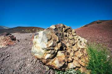 Volcanic rock on Etna, Italy