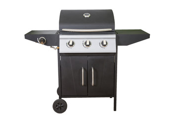 gas barbecue grill isolated on white background