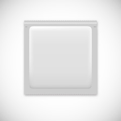 Blank foil packaging.