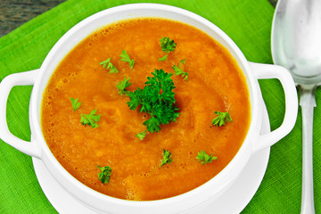 Carrot Cream Soup Diet Food