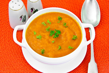 Carrot Cream Soup Diet Food