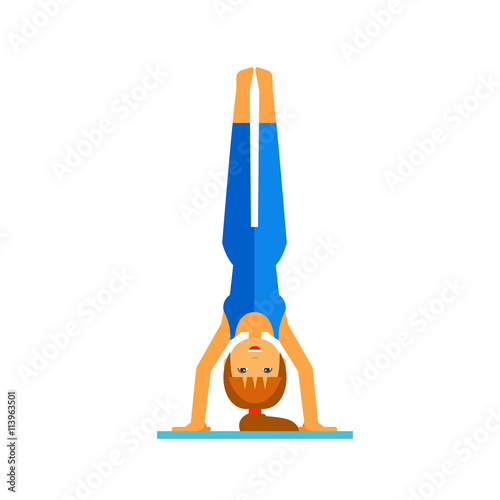 "Handstand Pose Icon" Stock image and royaltyfree vector files on