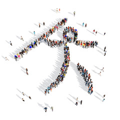 people javelin competition 3d