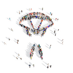 people skydiving sport 3d