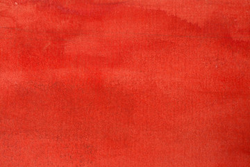 red watercolor background wet