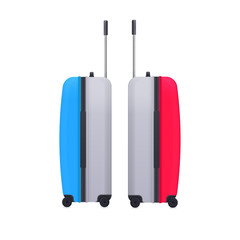 Luggage. Realistic travel bags. Baggage. Vector