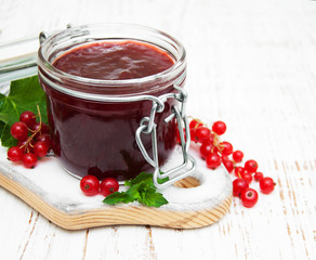 Redcurrants jam