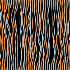 pastel wavy vertical stripes.