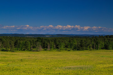 Mountain and valley view in Saratoga County NY