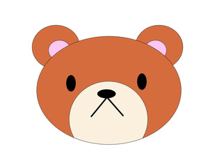 Fototapeta premium 熊の顔