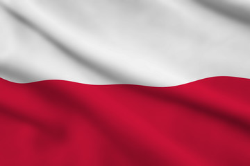 Poland Waving Flag