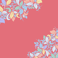 Floral pattern background