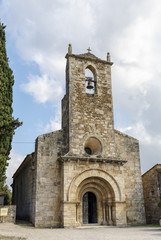 Church of Santa Maria de Porqueres Spain, Catalunya, Girona